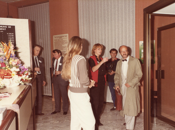 6 novembre 1984  Inauguration agence de NICE