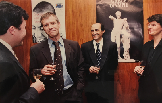 10 janvier 2004  Remise de prix à la Fédération Française de Triathlon