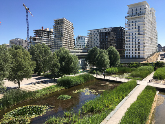 26 juin  2018 - Parc Clichy Batignolles - Martin Luther-King au coeur de l'écoquartier de Clichy-Batignolles