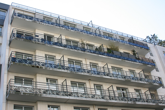 10 Avril 2014 - L'habitat social du XIXe siècle à nos jours. Quartier de la Mouzaïa aux Buttes Chaumont à Paris XIXe