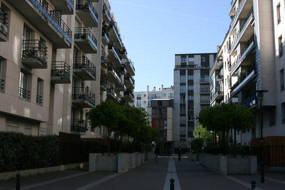 10 Avril 2014 - L'habitat social du XIXe siècle à nos jours. Quartier de la Mouzaïa aux Buttes Chaumont à Paris XIXe