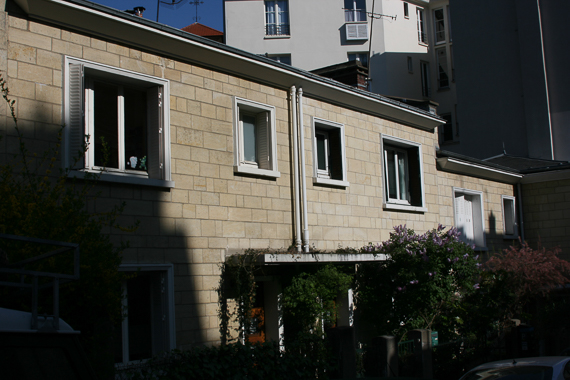 10 Avril 2014 - L'habitat social du XIXe siècle à nos jours. Quartier de la Mouzaïa aux Buttes Chaumont à Paris XIXe