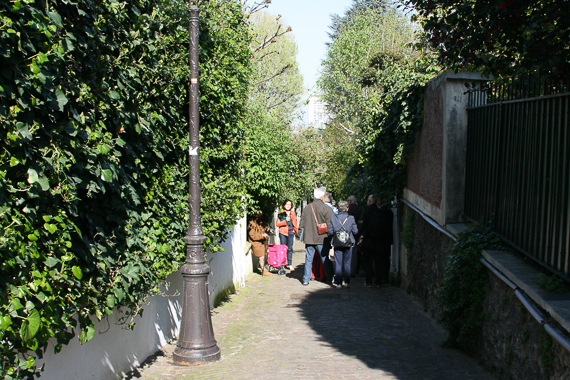 10 Avril 2014 - L'habitat social du XIXe siècle à nos jours. Quartier de la Mouzaïa aux Buttes Chaumont à Paris XIXe