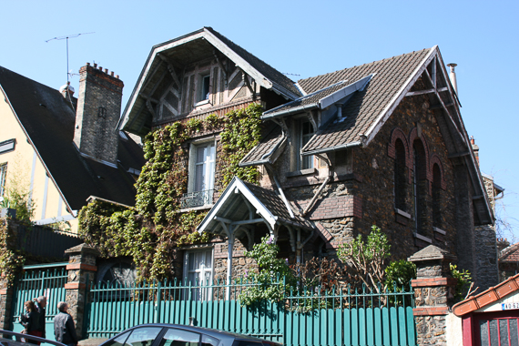 10 Avril 2014 - L'habitat social du XIXe siècle à nos jours. Quartier de la Mouzaïa aux Buttes Chaumont à Paris XIXe