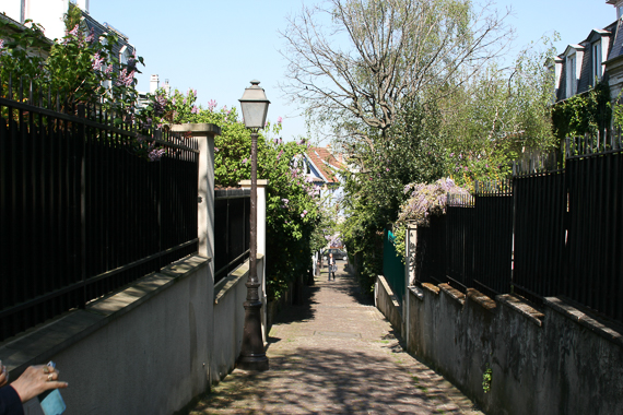 10 Avril 2014 - L'habitat social du XIXe siècle à nos jours. Quartier de la Mouzaïa aux Buttes Chaumont à Paris XIXe