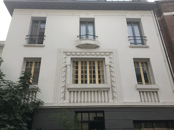22 octobre 2019 - L'habitat social du XIXe siècle à nos jours. Quartier de la Mouzaïa aux Buttes Chaumont à Paris XIXe