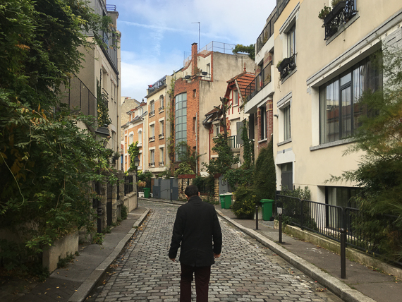 22 octobre 2019 - L'habitat social du XIXe siècle à nos jours. Quartier de la Mouzaïa aux Buttes Chaumont à Paris XIXe