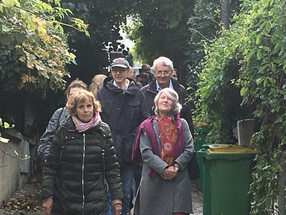 22 octobre 2019 - L'habitat social du XIXe siècle à nos jours. Quartier de la Mouzaïa aux Buttes Chaumont à Paris XIXe