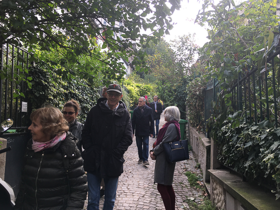 22 octobre 2019 - L'habitat social du XIXe siècle à nos jours. Quartier de la Mouzaïa aux Buttes Chaumont à Paris XIXe