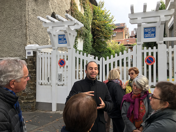 22 octobre 2019 - L'habitat social du XIXe siècle à nos jours. Quartier de la Mouzaïa aux Buttes Chaumont à Paris XIXe