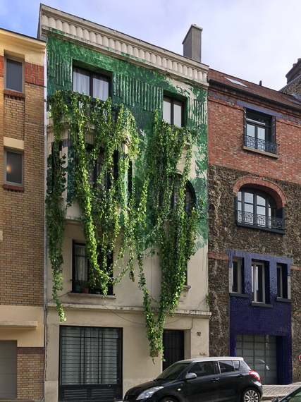 22 octobre 2019 - L'habitat social du XIXe siècle à nos jours. Quartier de la Mouzaïa aux Buttes Chaumont à Paris XIXe