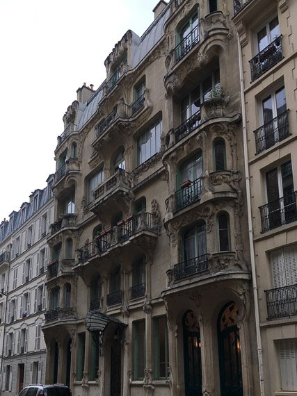 25 avril 2018 - L'Art Nouveau et l'Art Déco dans le 7ième arrondissement