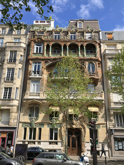 Art Nouveau -Immeuble Lavirotte construit en 1901 par Jules Lavirotte