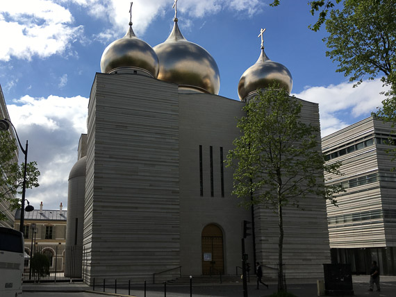25 avril 21018 - Cathédrale ordthodoxe Russe de Paris Sainte-Trinité 2016 - Architecte Jean-Michel Wilmotte