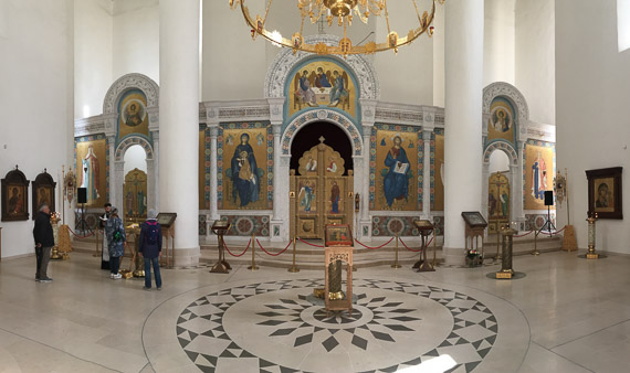 25 avril 21018 - Cathédrale ordthodoxe Russe de Paris Sainte-Trinité 2016 - Architecte Jean-Michel Wilmotte
